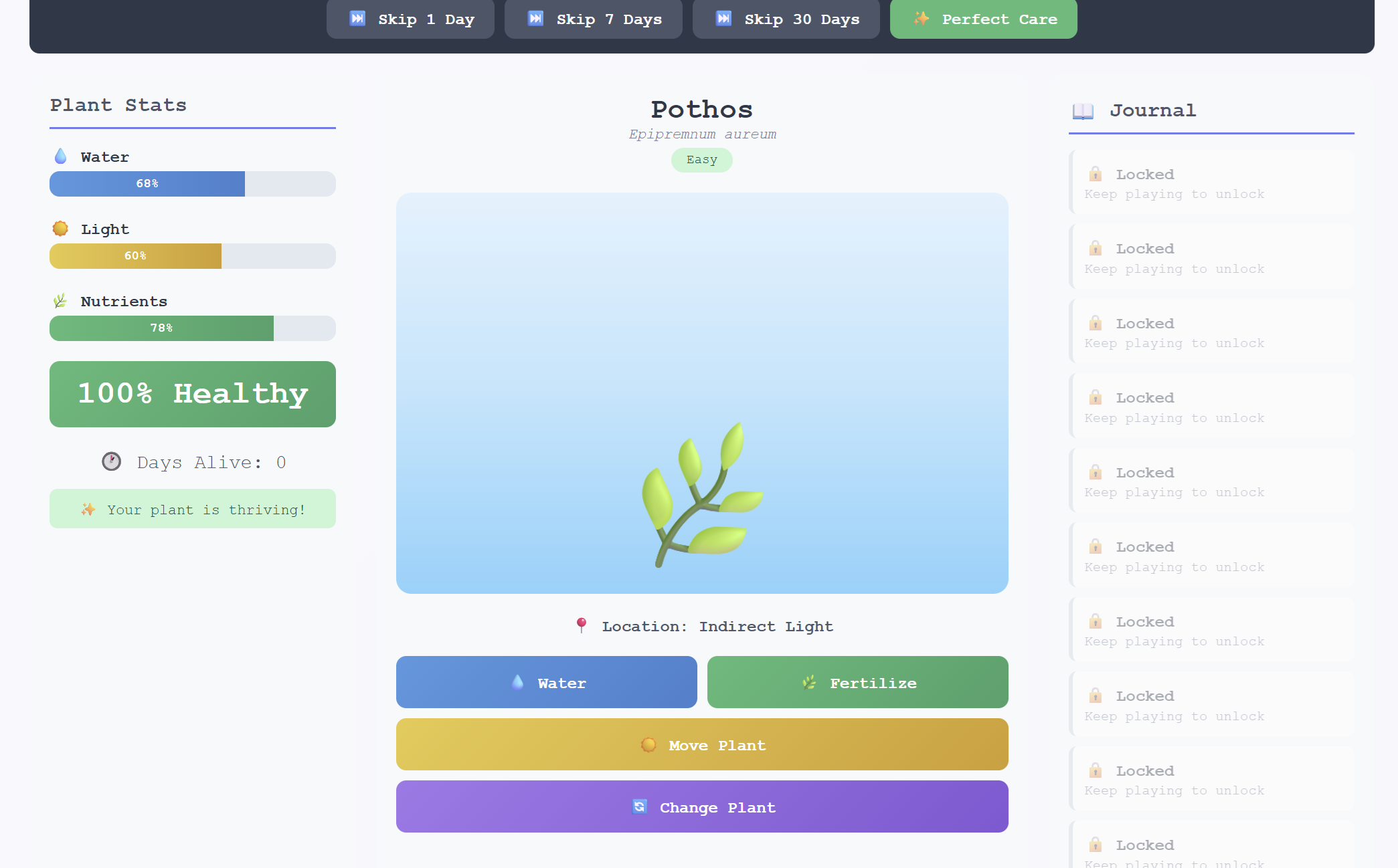 Plant Care Application